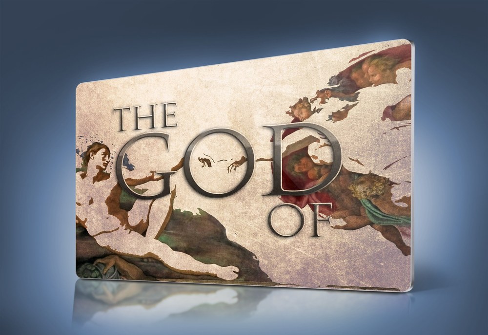 The God Of sermon title slide designed by BCreativ