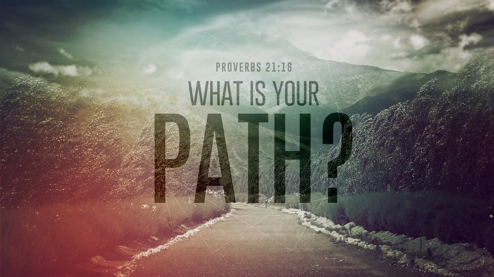 What Is Your Path sermon slide graphic design, designed by BCreativ