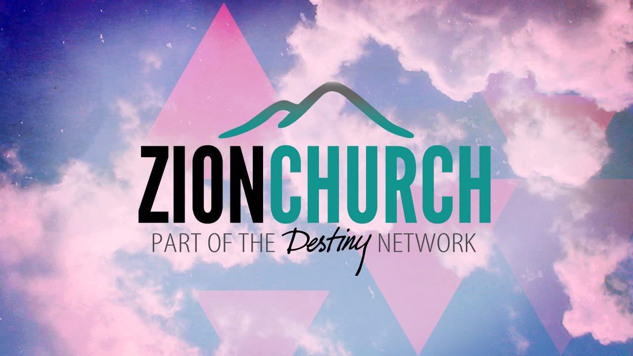Zion Church welcome slide designed by BCreativ